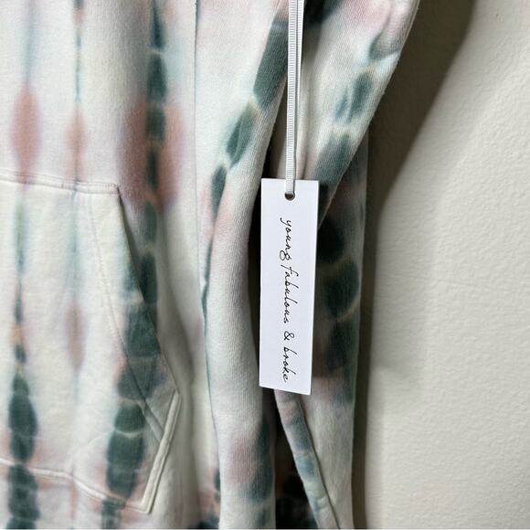 Young Fabulous & Broke Longline Sweater Womens Medium Hoodie Pullover - Picture 5 of 7